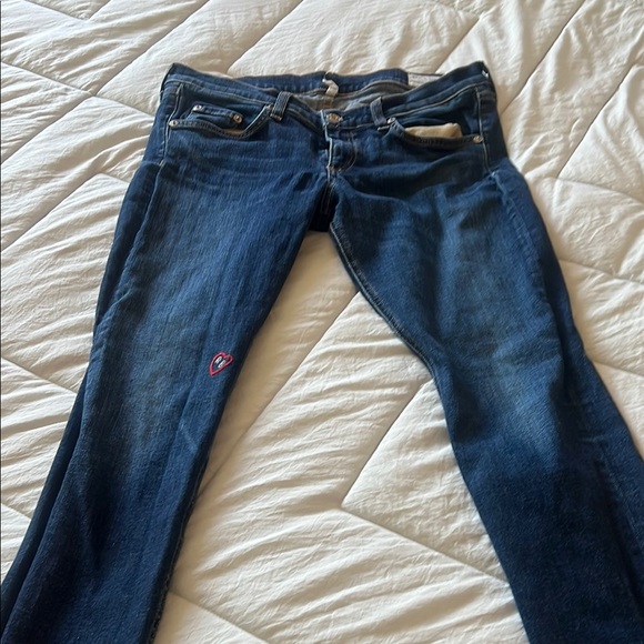 rag & bone Dark Blue Straight Leg Jeans SZ 29 - Picture 6 of 8